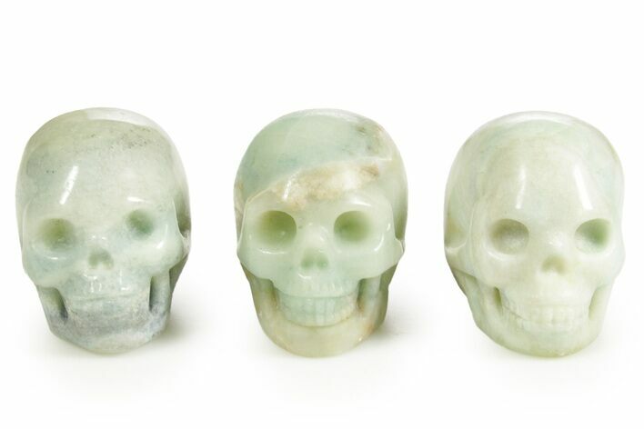 1.5" Polished "Chinese Amazonite" Skulls - Photo 1